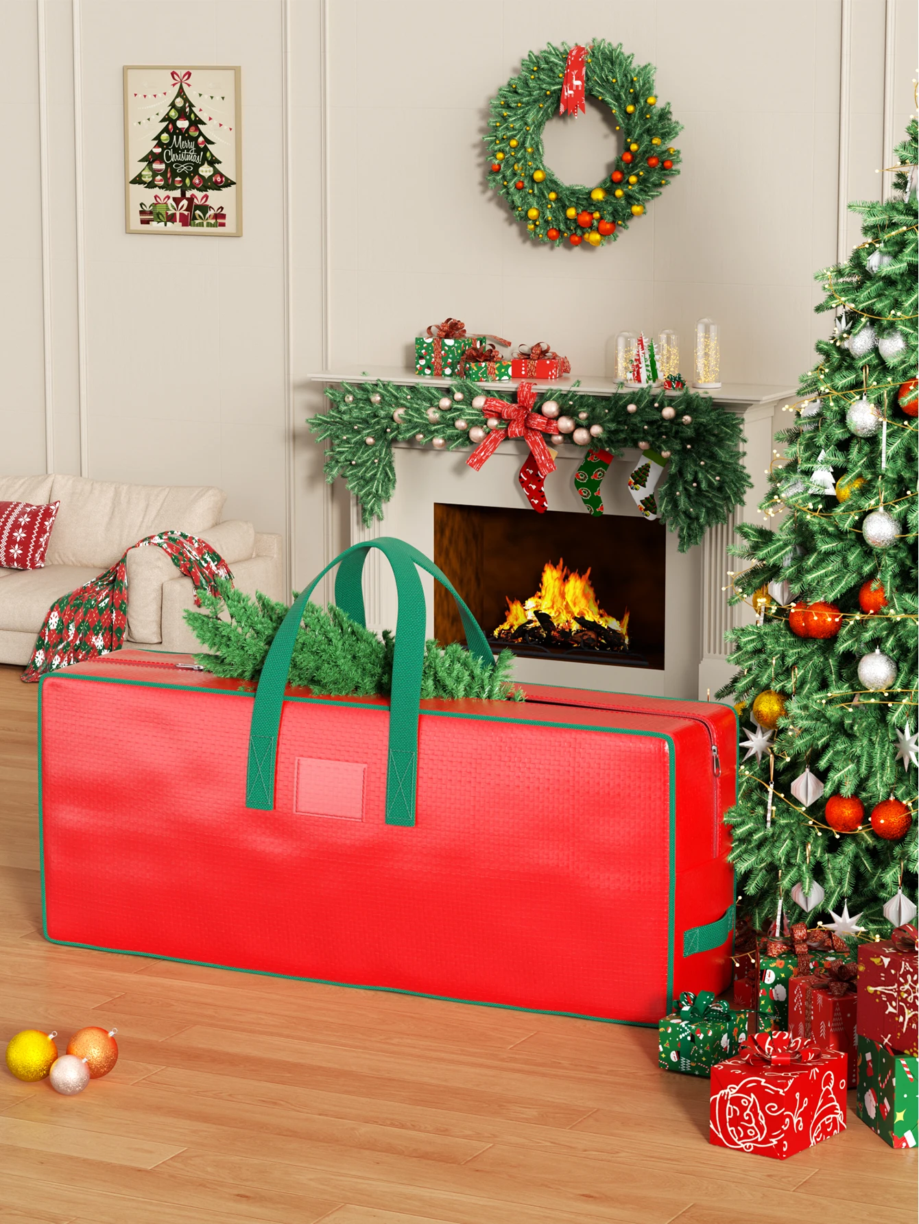 Bolsa Almacenamiento Arbol Navidad - AliExpress, image size:1340x1785