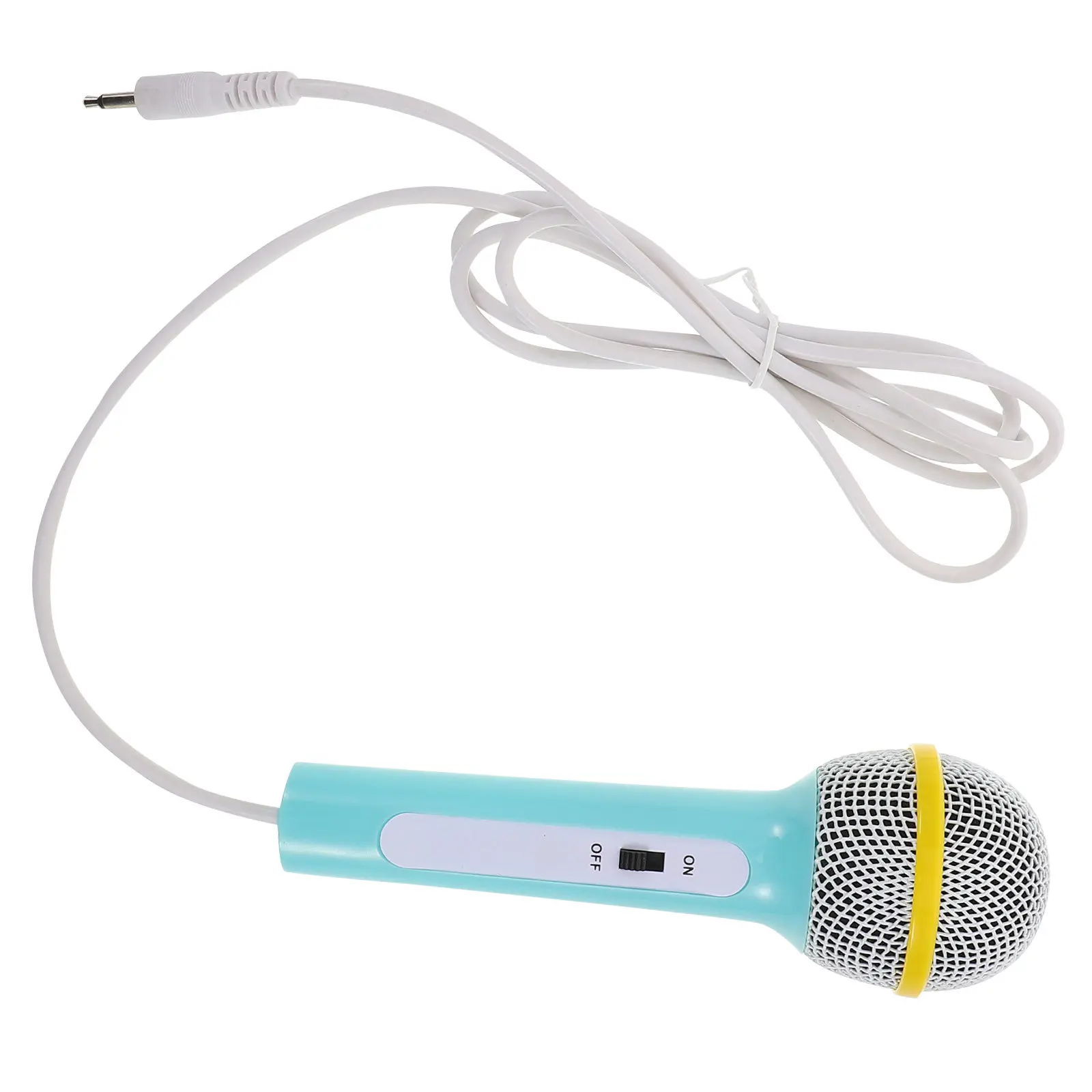 

Kids Microphone Compatible with Early Education Machines Portable Lightweight Amplifying Mic for Singing Pretend Play Parties