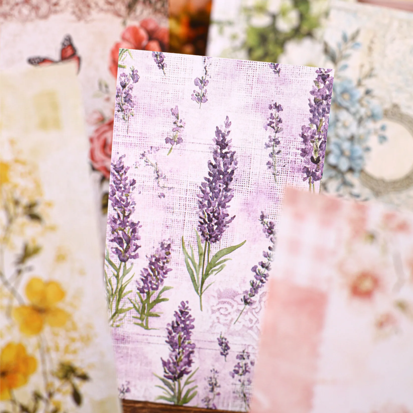 30pcs/lot Memo Pads Material Paper Dawn Blossoms Plucked at Dusk Collection Journal Scrapbooking Card Background Decoration