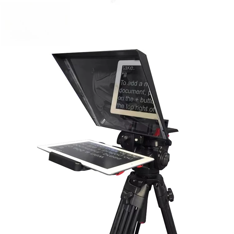 

Video Production Studio Portable Teleprompter For DSLR And All Kinds Camera