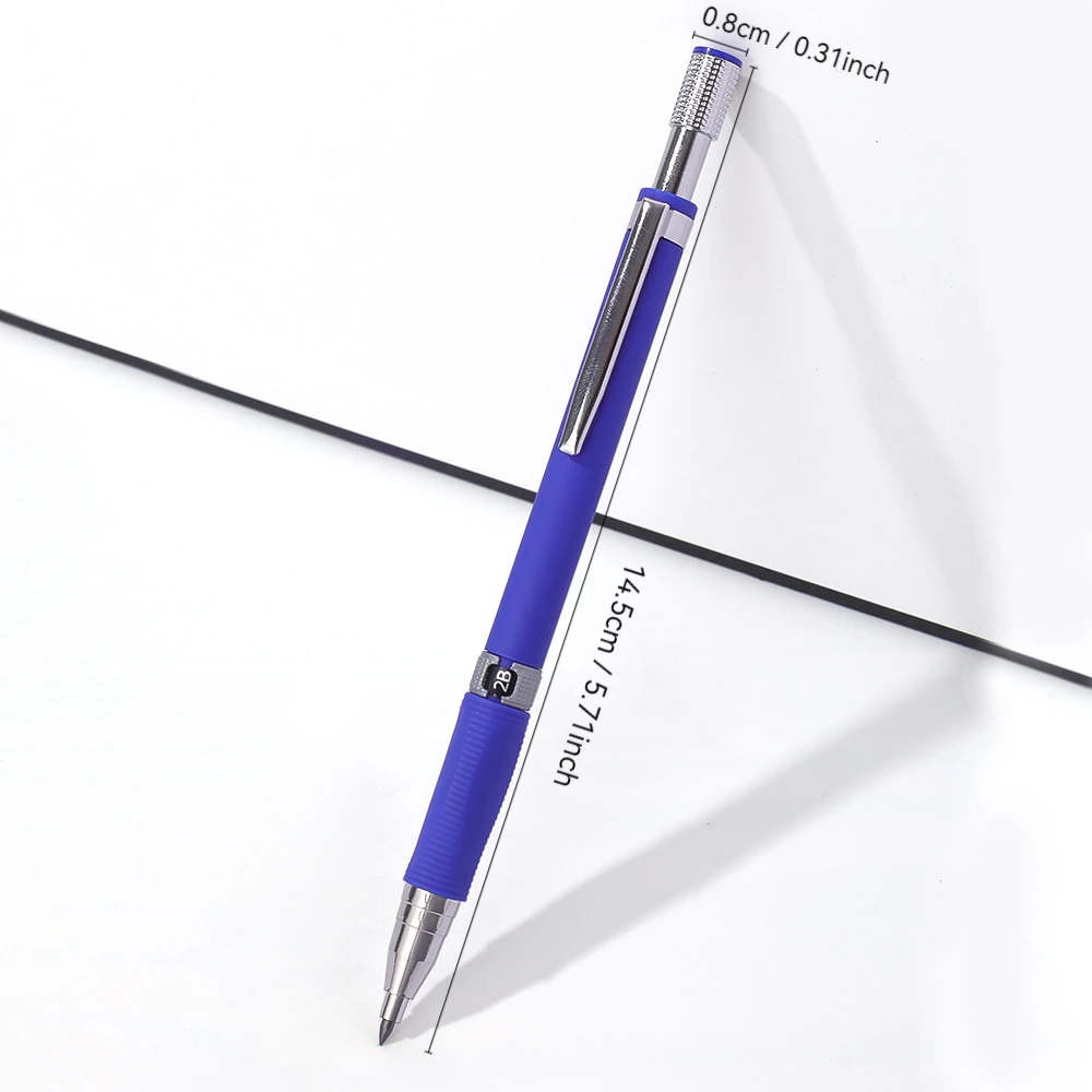 21 Pieces 2.0mm Mechanical Pencil Set, 9 Pcs Pencils 2.0mm Refills (Colored & Black), Suitable for Writing Drafts, Art Sketching
