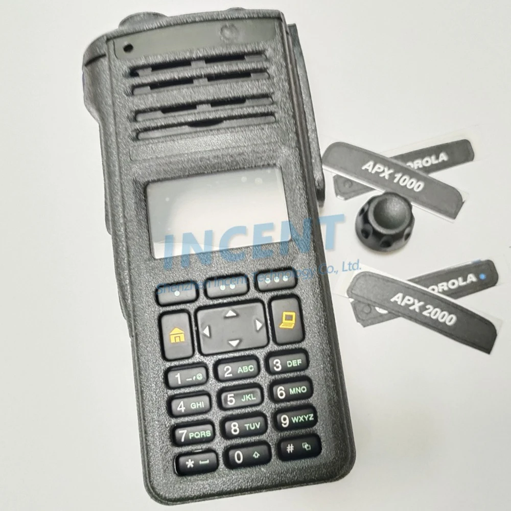 1sets-top-housing-casing-with-single-knob-and-dust-cover-for-apx1000-and-apx2000-two-way-radios