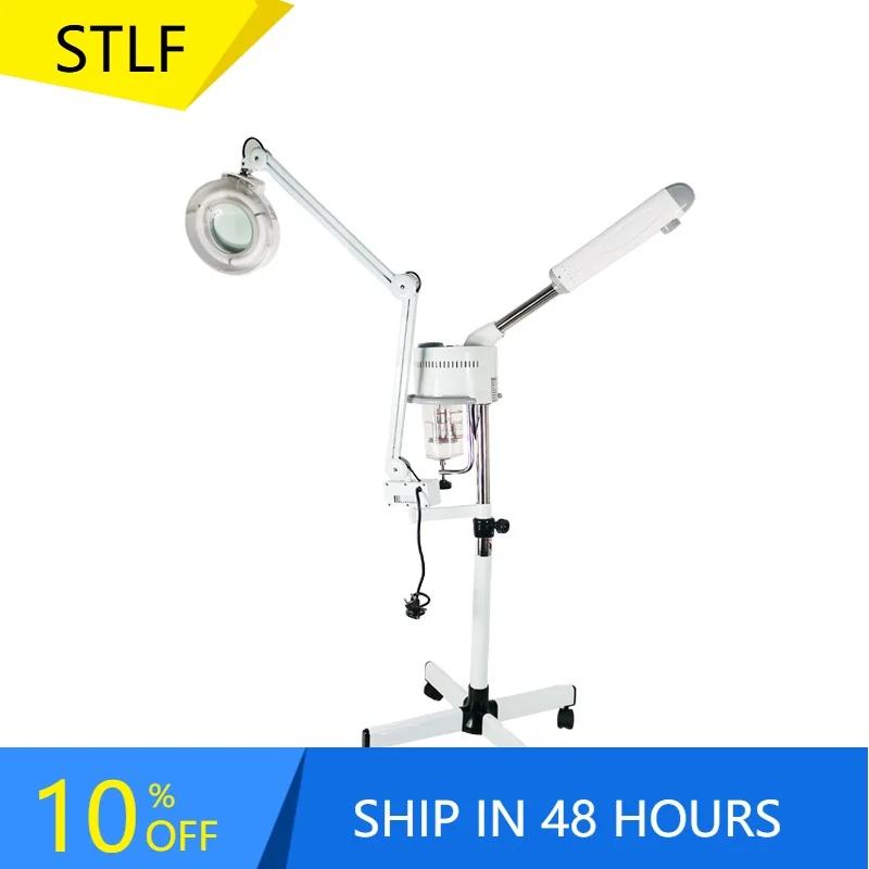 STLFAU-900E 2 في 1 جهاز بخار للوجه، مصباح مكبر، جهاز صالون التجميل Vapozone #1