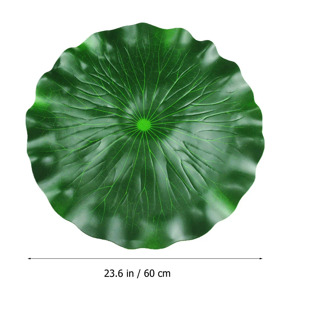 1pc Simulation Leaves EVA Material for Fountain Lotus Leaves Fish Tank Pond Garden Fountain Water Lily Pool Decor