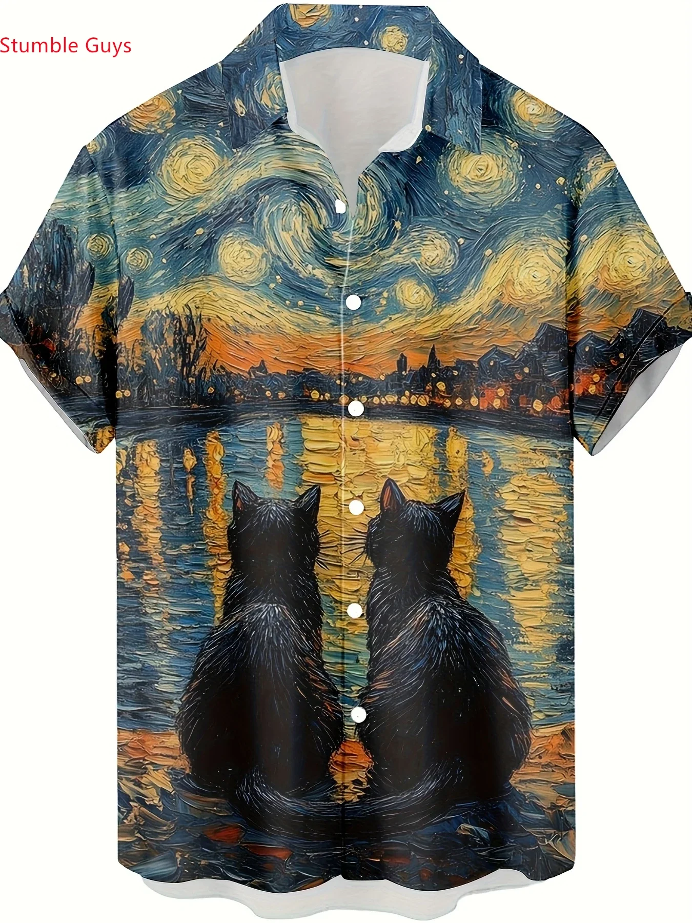 

Fashion Tropical Hawaiian Shirt Men Summer Casual Man Short Sleeve Stylish Print Beach Wear Breathable Party Holiday Tops
