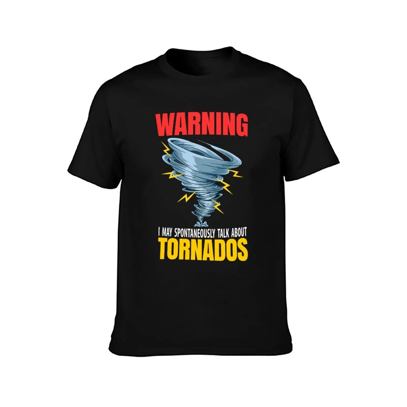 I talk about tornados - meteorologist Meteorology T-Shirt, Summer Casual Cotton Tee, Oversized Streetwear Tops, Unisex Men Women
