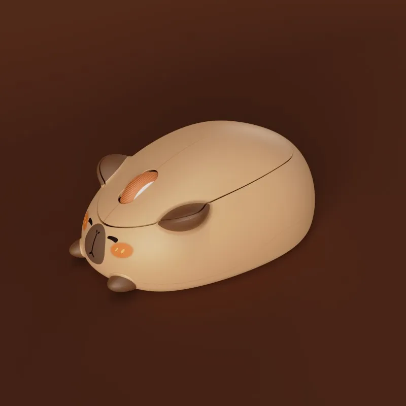 Akko 2.4G Wireless Mouse Cute Cat Capybara Theme Creative Mouse Ergonomic Optical 1200DPI Mini Mice For Office Gaming Mouse