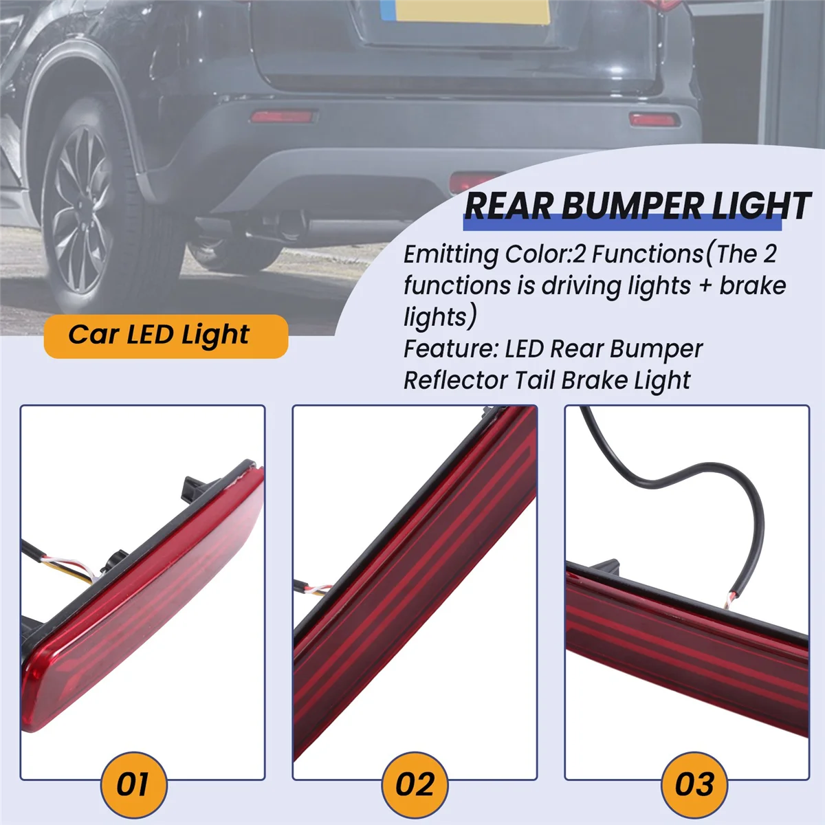 

Car LED Rear Light for Suzuki Ertiga Ciza Vitara S-Cross Splash SX4-A77Q