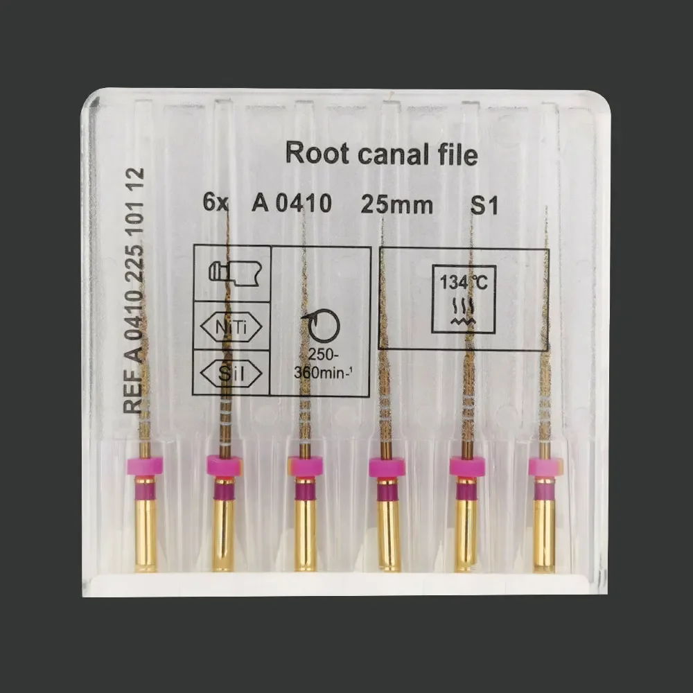 Dental Pro SX-F3 Taper GOLD Super NITI Rotary Files Engine Use Files SX S1 S2 F1 F2 F3 F4 F5 Universal Dental Endondontics Files