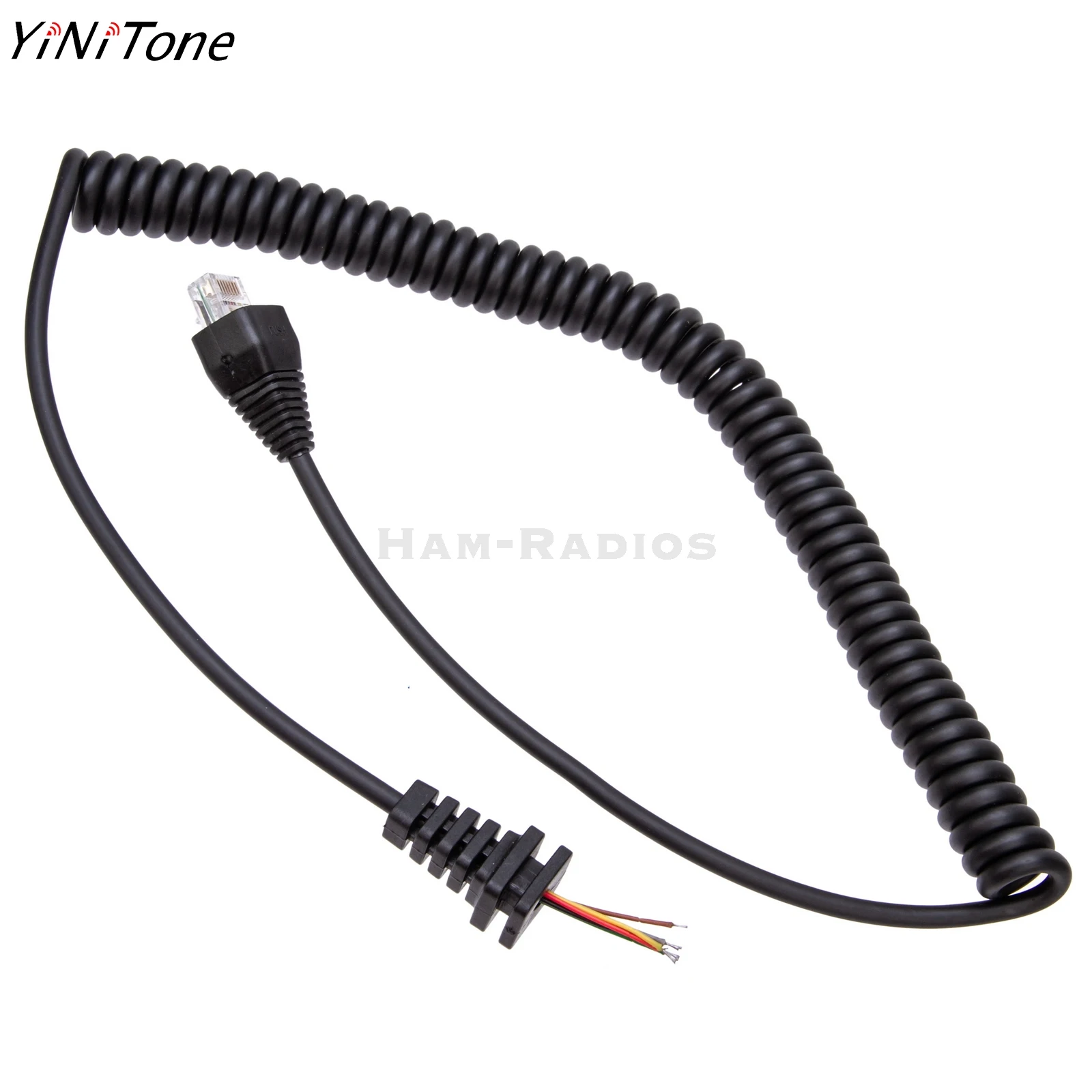 

YiNiTone Replacement MH-67A8J RJ45 8 Pin Handheld Speaker Microphone Cable Cord for Yaesu VX2108 VX2208 VX2508 Mobile Radio