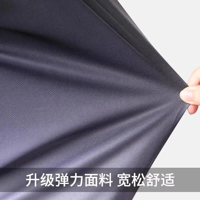 Men's Summer Ice Silk Quick-Dry Sports Set: Short Sleeve T-Shirt & Shorts for Running, Badminton, Basketball & Gym - view 5