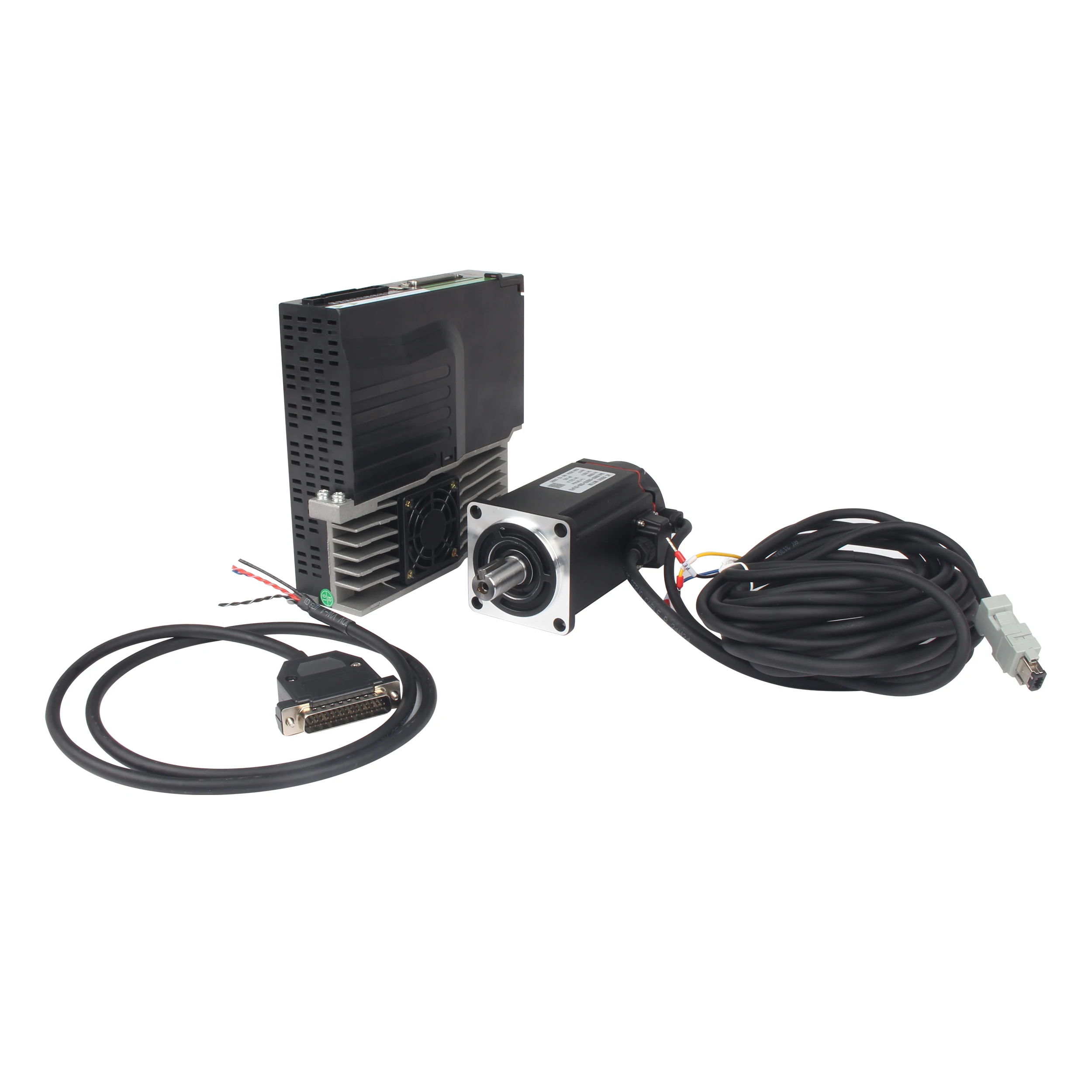 600W AC110V Magnetic‑Encoder AC Servo‑Motor Kit, Non‑Brake Servo Motor With M864‑S Servo Drive, Full 3‑Meter Matching Cables