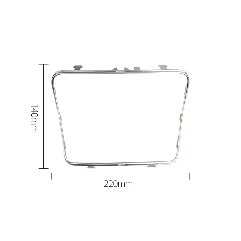 For Mercedes W253 W205 Auto Center Console Ashtray Cup Holder Strip Trim Silver Chrome Frame for Benz GLC C Class 2056830900