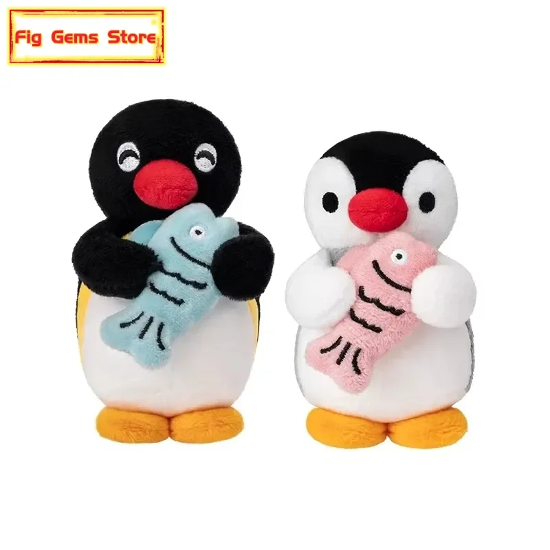 

Оригинальный мини-пара Pingu, плюшевая серия, брелок Kawaii, подвеска в виде пингвина, кукла-рыба, вырезанная игрушка, подарок на день рождения, пара для друга, любовника
