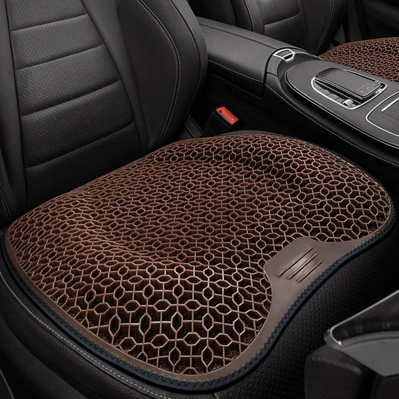 

Gel Seat Cushion Car Honeycomb Chair Cushion Office Sedentary Chair Summer Breathable Egg Seat Cushion Silicone Cooling Cushion