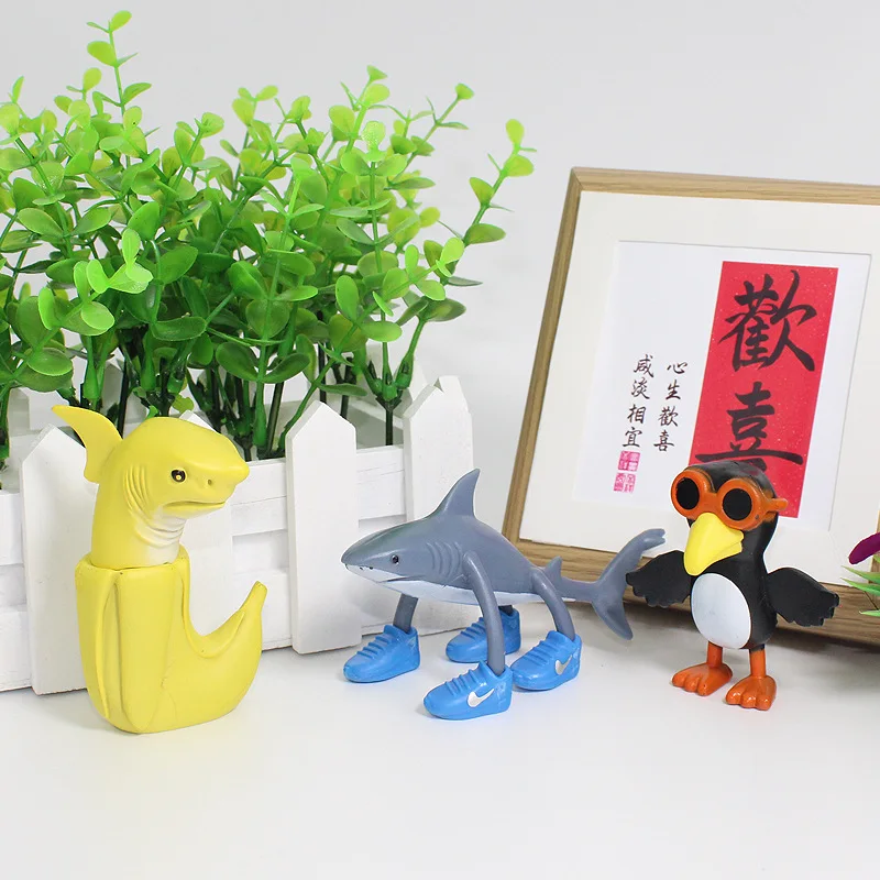 6-18pcs สีสันอิตาเลี่ยน Brainrot AI สัตว์ Tung Tung Tung Sahur รูป PVC Action Figure เดสก์ท็อปของเล่น