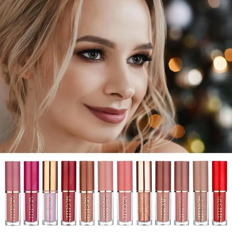 Moisturizing Lip Gloss 12pcs Matte Stick For Girls Lip Cream For Women Teen Girls For Moisturizing Nourishing Revitalizing And