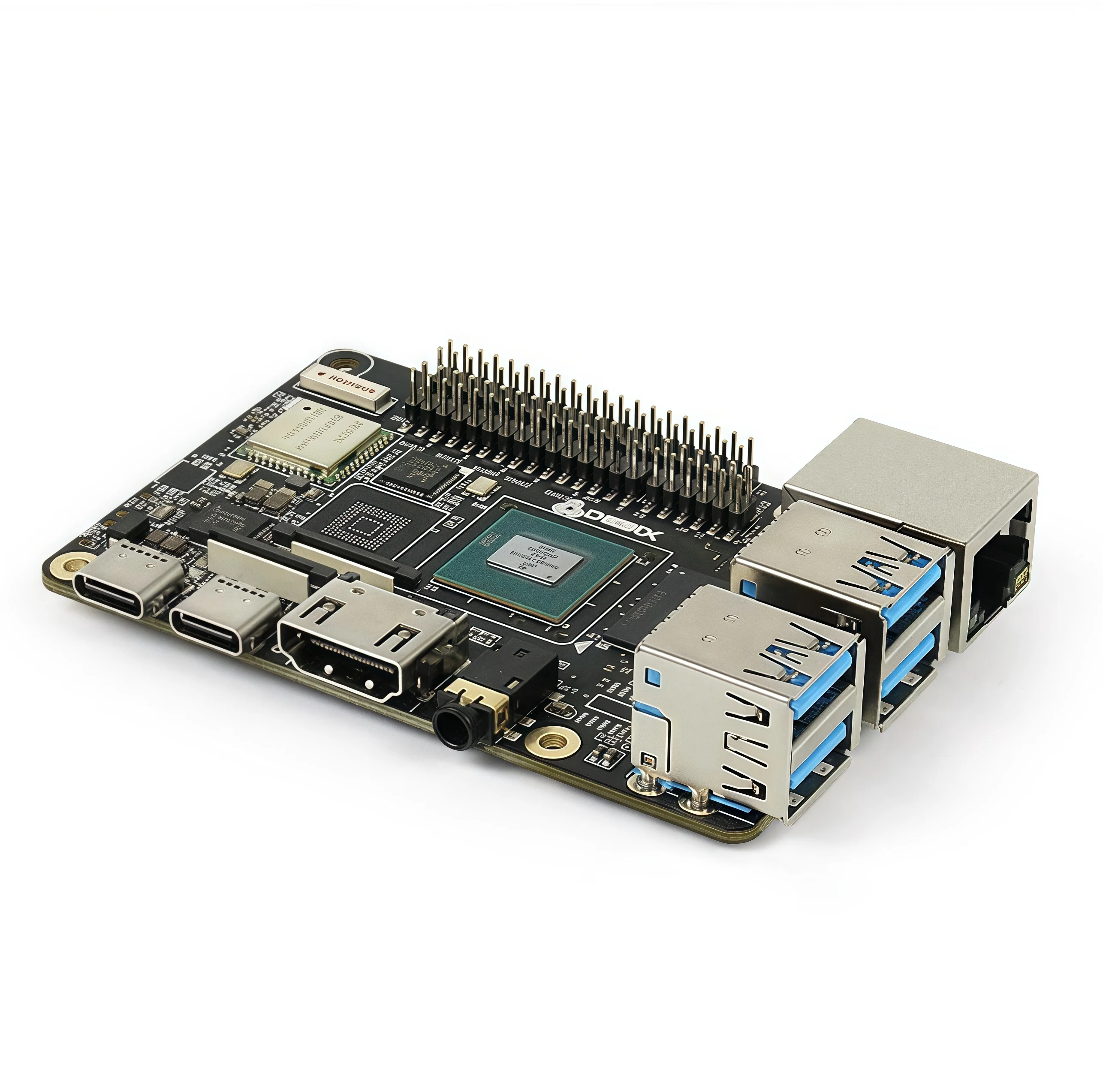 DEBIX Model لوحة تطوير رباعية النواة للكمبيوتر أحادية اللوحة متوافقة مع Raspberry Pi