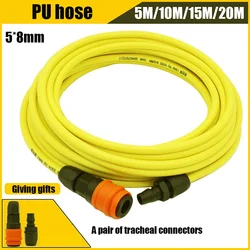 TOP Woodworking Hose 5*8 12PU Air Tube Pneumatic Antifreeze Hose Air Compressor Air Pump Tube Explosion proof Spray Machine Tube