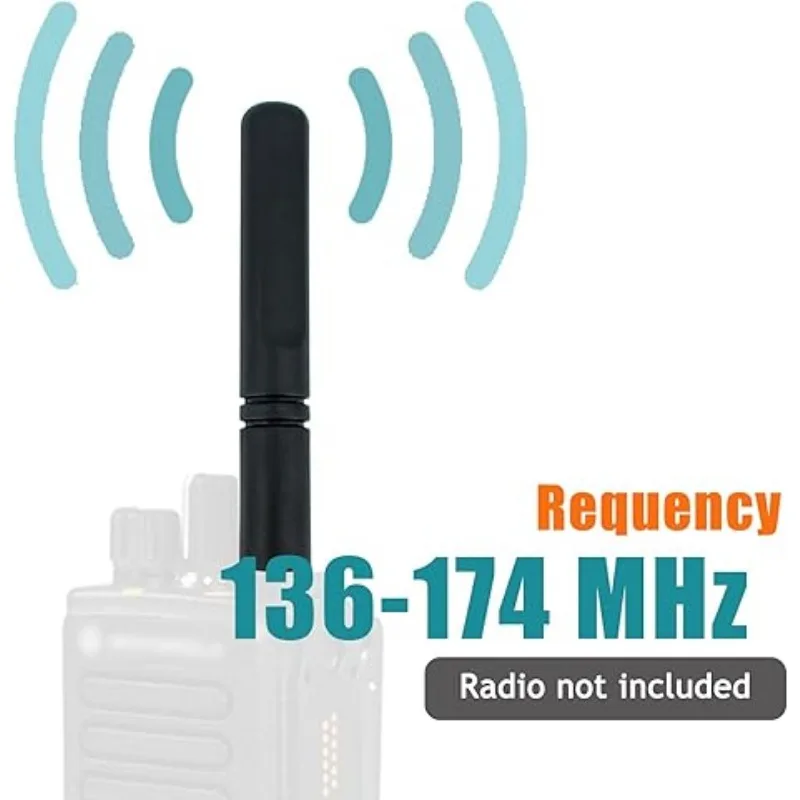 VHF 136-174 MHz Stubby Antenne voor Motorola XPR7350 XPR7550 XPR3300 XPR3500 XPR3000 XPR3000e XPR7000 XPR7000e Twee Manier Radio