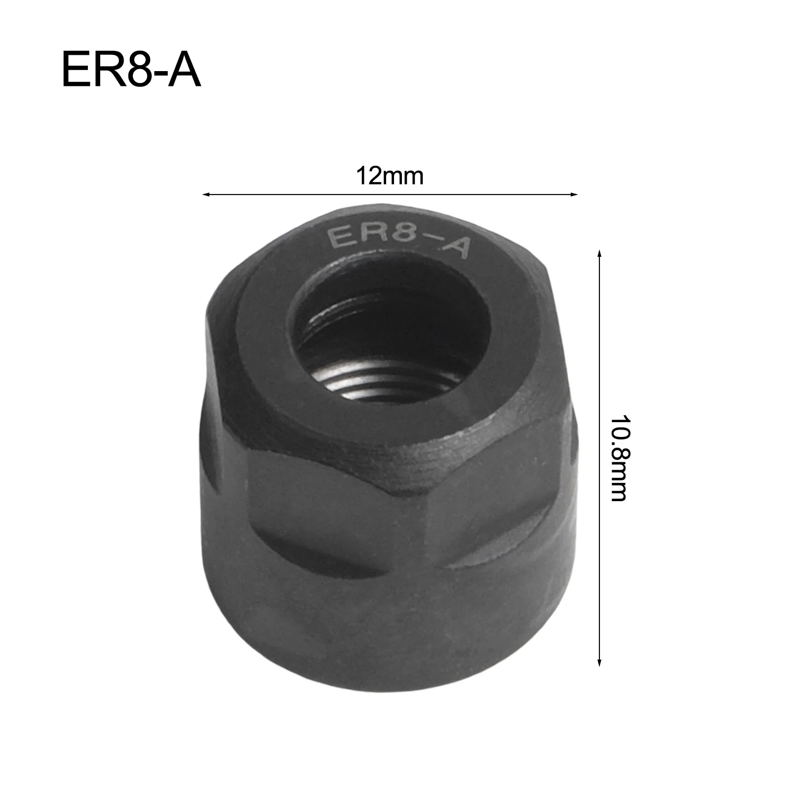Alloy Steel Collet Clamping Nuts Collet Clamping Nuts High Concentricity High Collet Clamping Nuts ER Collet Chuck Nut