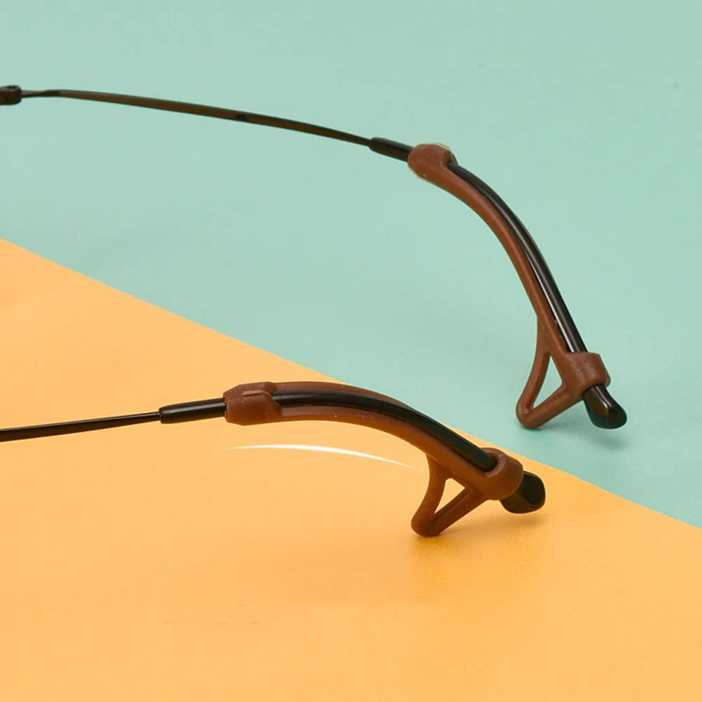 

Eyeglass Ear Cushions Silicone Anti-Slip Covers For Glasses Reading Sunglasses Reusable Eyeglasses Accessories Safety