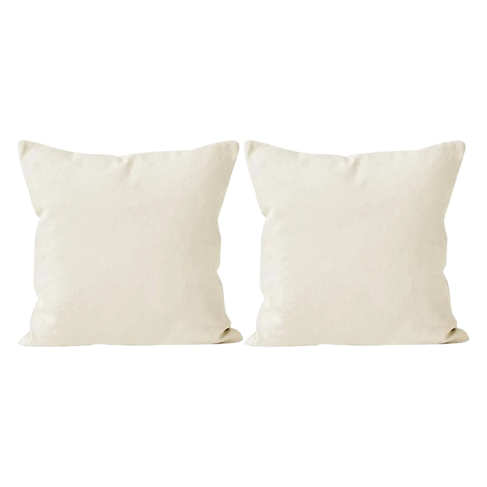 Sofa Slipcovers 45*45 Cm Linen Pillow Covers High-quality Linen Fabric Modern Elegant Design Snug Fit Construction