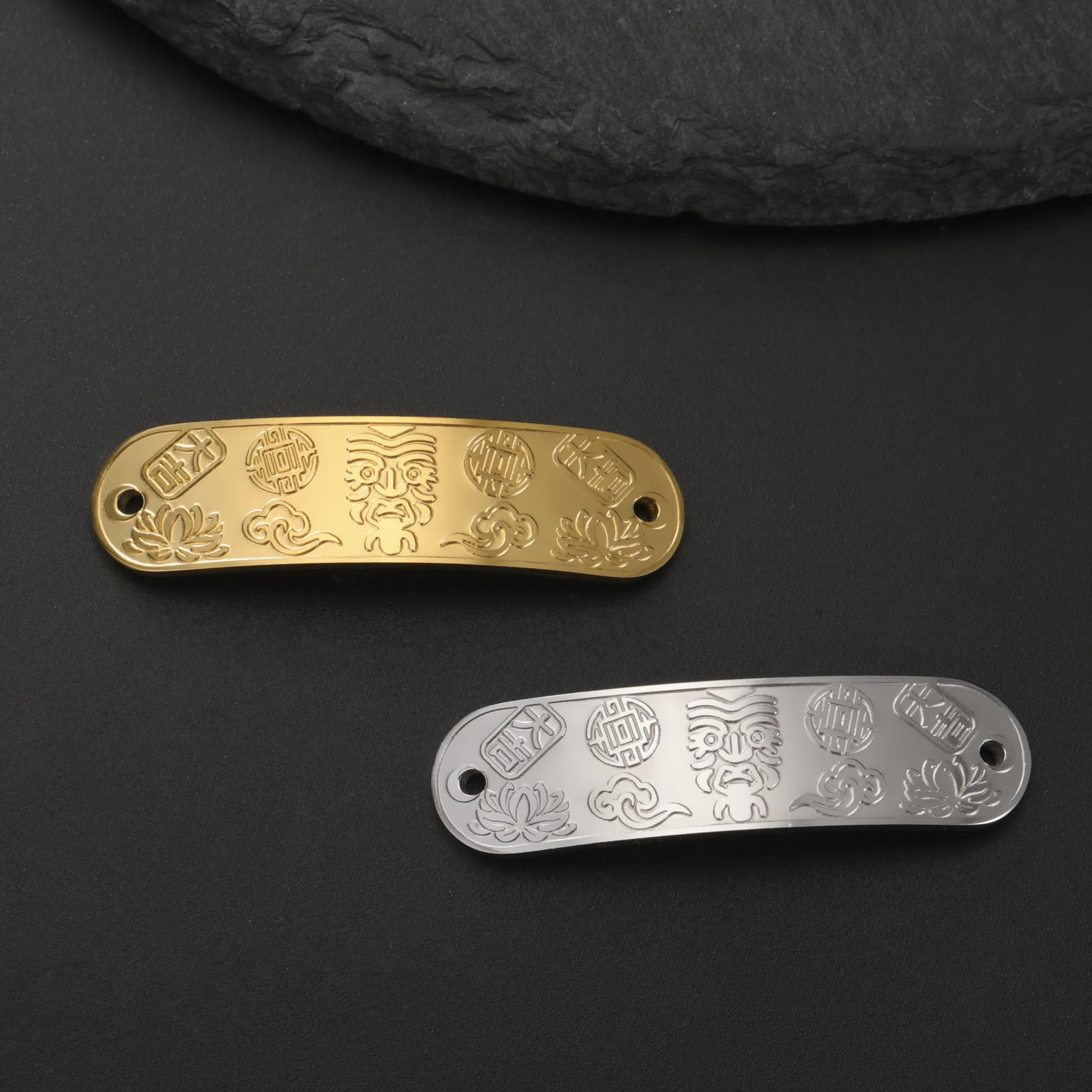 

1PC Sandy gold color preservation DIY pendant, handmade connector pendant bracelet necklace jewelry accessories