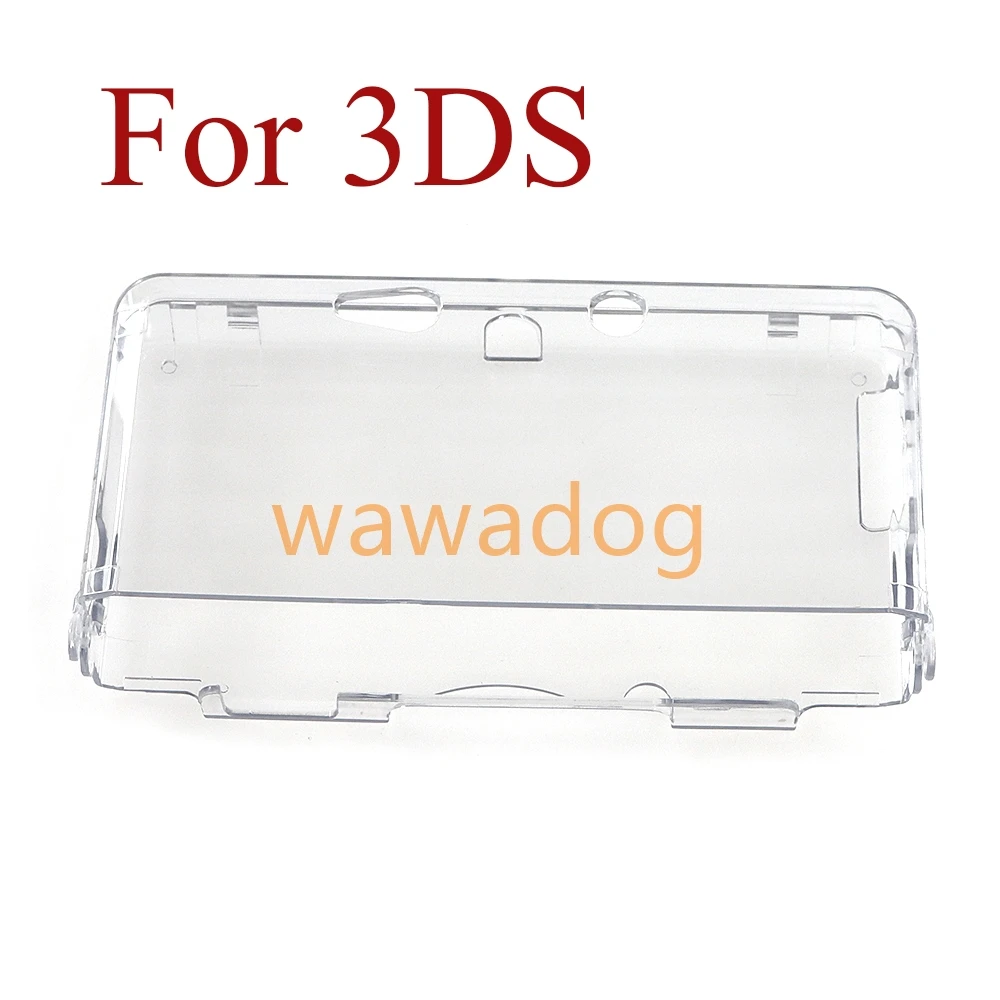 20sets Crystal Clear Hard Skin Case Cover for Nintend 3DS Console Complete Protection Plastic Gaming Accessory