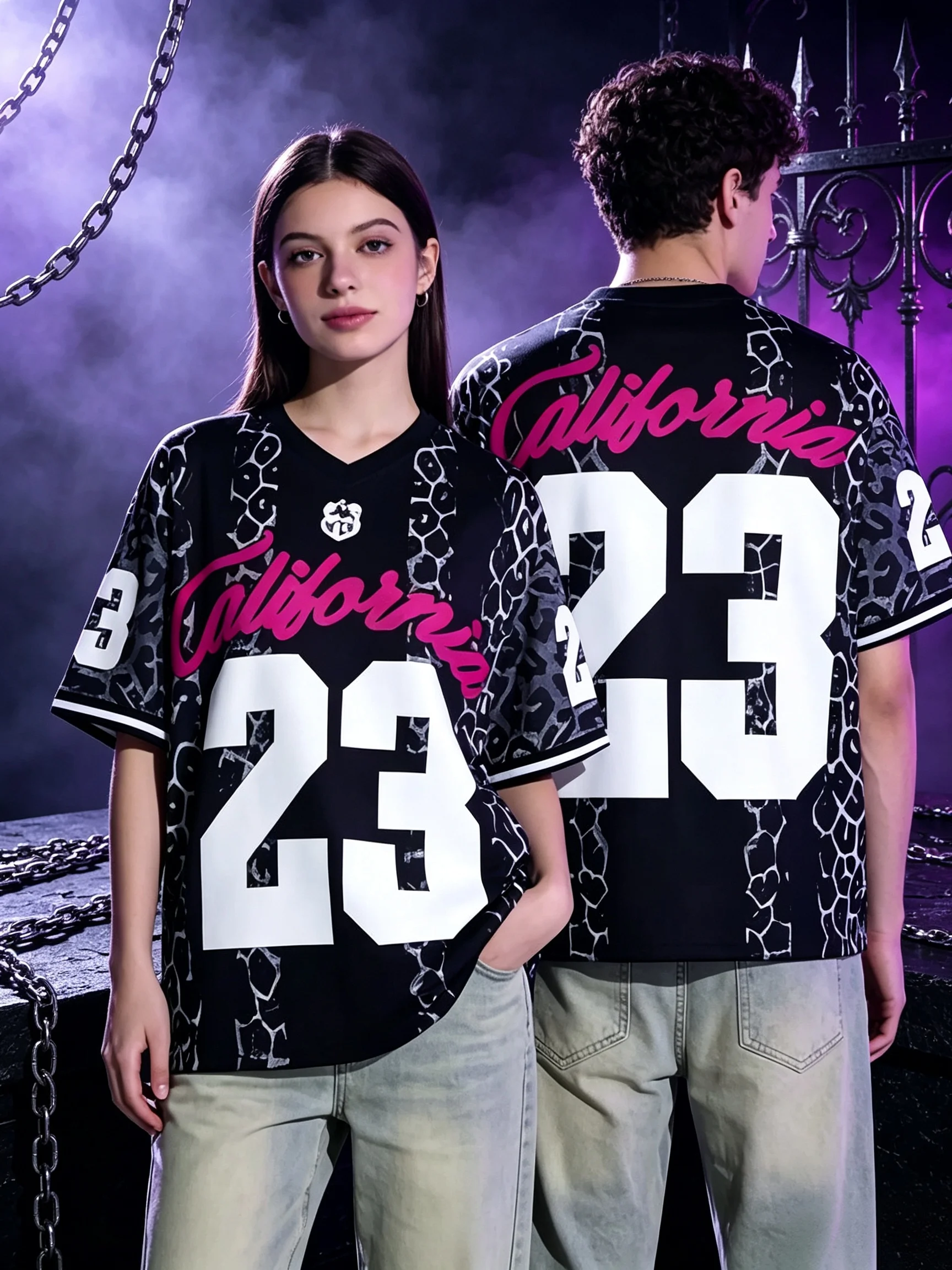 Street Fashion Couple - Novas Camisetas de Casal para o