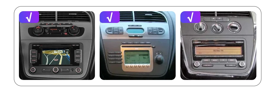 Junsun Android 15 Auto-Intelligentes System für Seat Altea XL Toledo 5P 3 2004-2015, kabelloses CarPlay für Apple Auto, 9" – Detail 2
