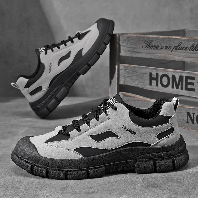 

2025 Men's Sports Shoes Retro Fashion Wear-Resistant Anti Slip Flat Running Shoes Summer New Breathable Outdoor Leisure Sneakers