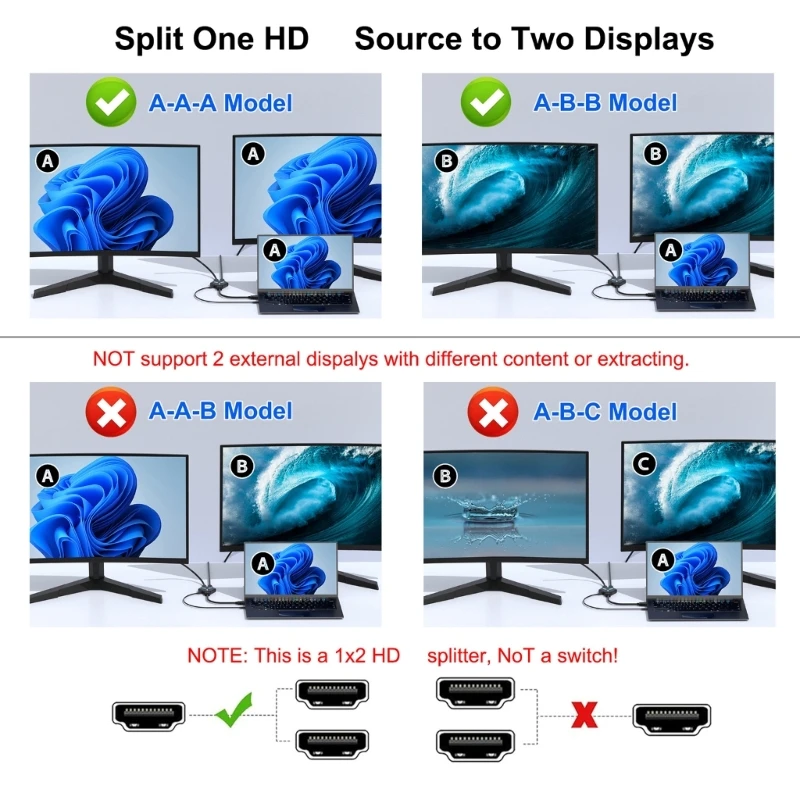 

4K HDTV Splitter 1 Вход 2 Вывод для двойного зеркала.