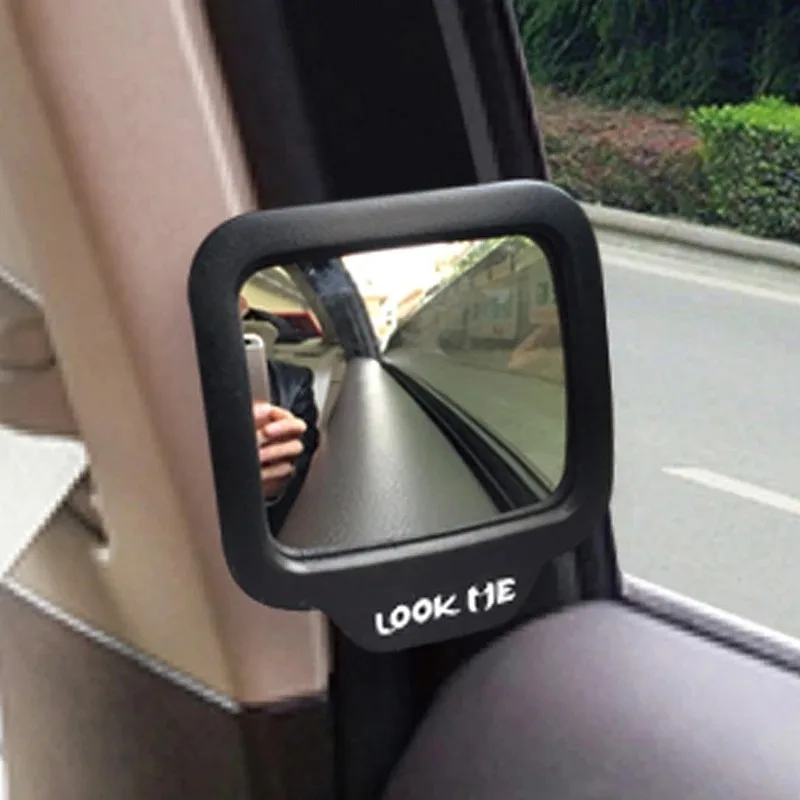 270Degrees Wide Angle Car Rear Magnet Mirror Car Auxiliary Rearview Mirror Eliminate Blind Point For Car Safety，1/2pcs