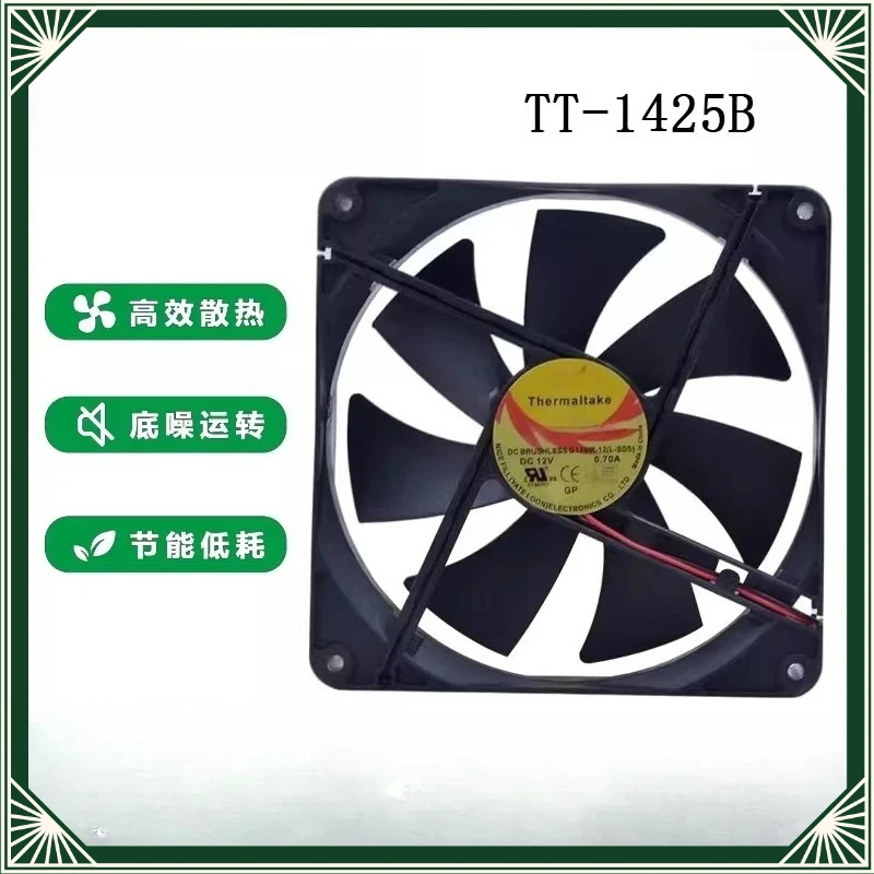 

TT-1425 DC12V 0.34A 14025 14CM Silent Case Power Supply Cooling Fan For TT