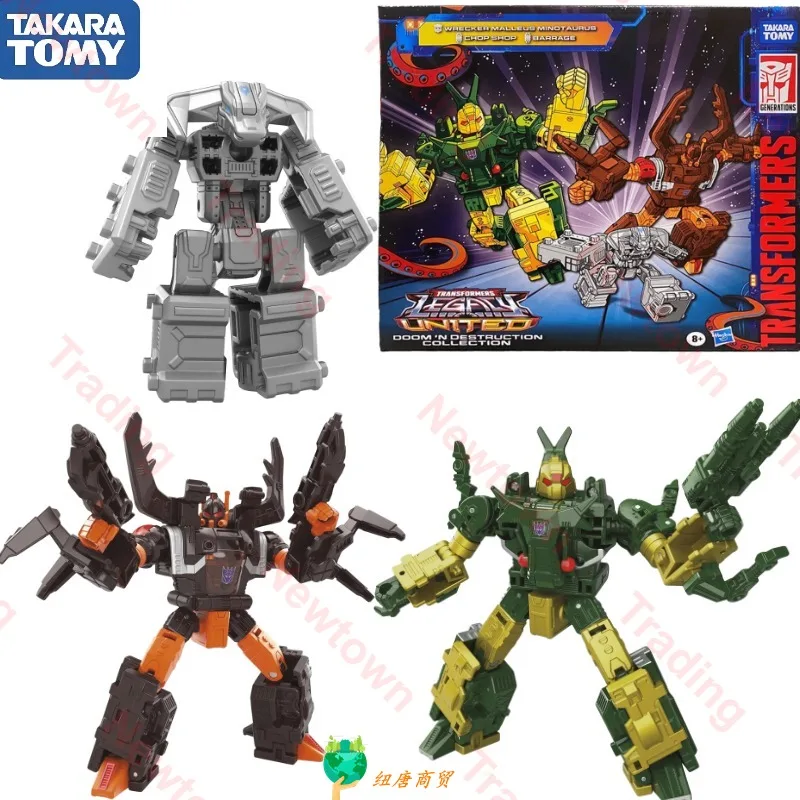 In Stock Original Hasbro Transformers Generation Legacy United Doom and Destruction Collection 3-Pack Action Figures