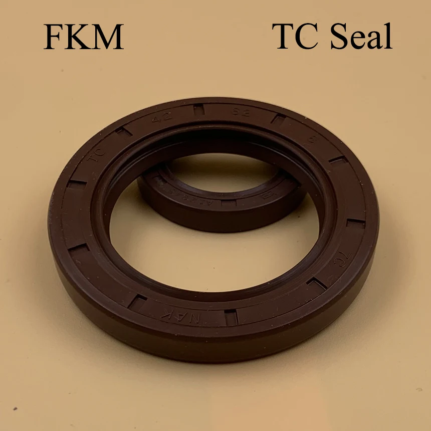 

70*100*10/12/13 70x100x10/12/13 Brown Fluoro FKM Fluorine Rubber Spring Two Lip TC Ring Gasket Radial Shaft Skeleton Oil Seal