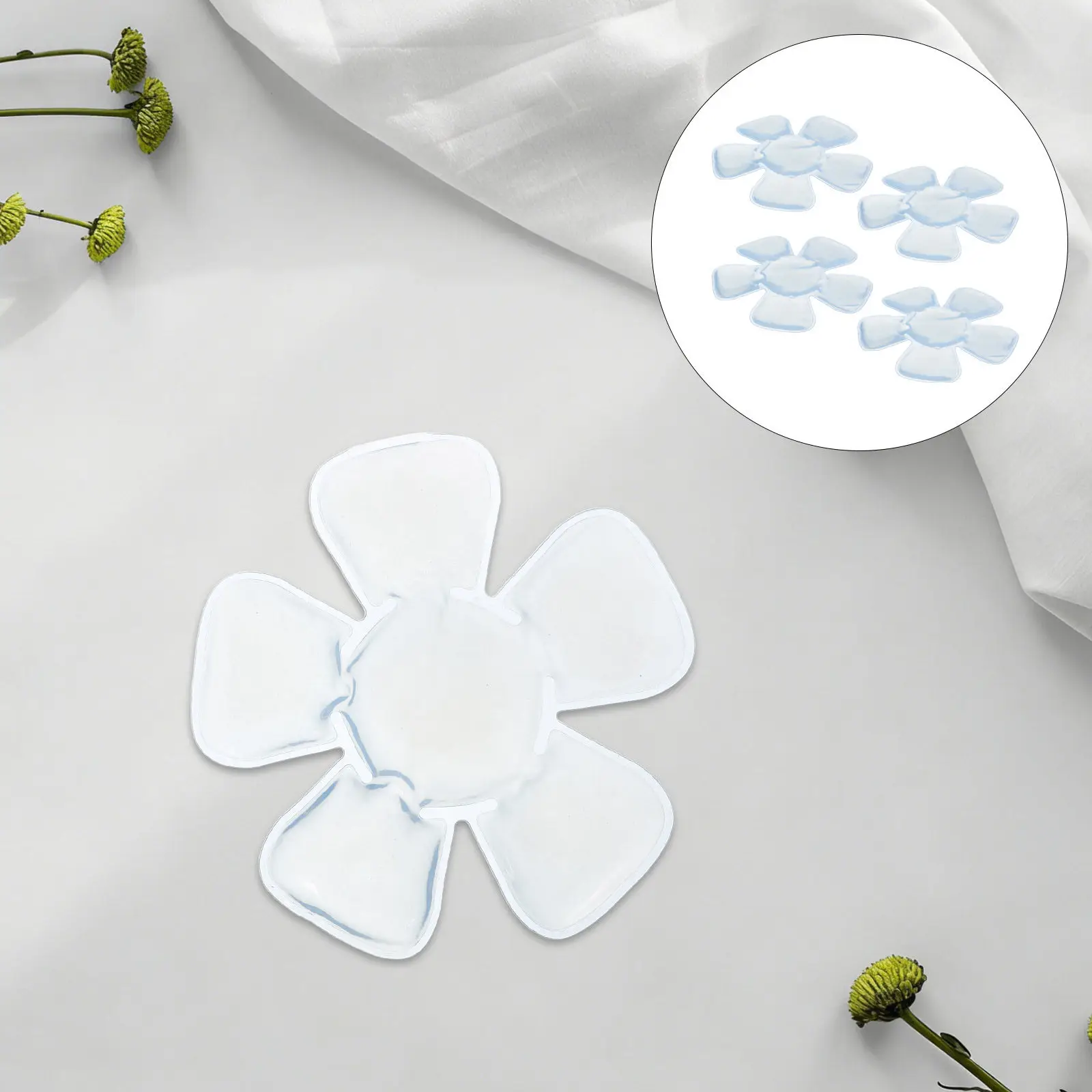 

4Pcs Cooling Pad for Hats Ice Cold Cushion Gel Pack Lightweight Breathable Cooling Insert for Outdoor Sports Fishing