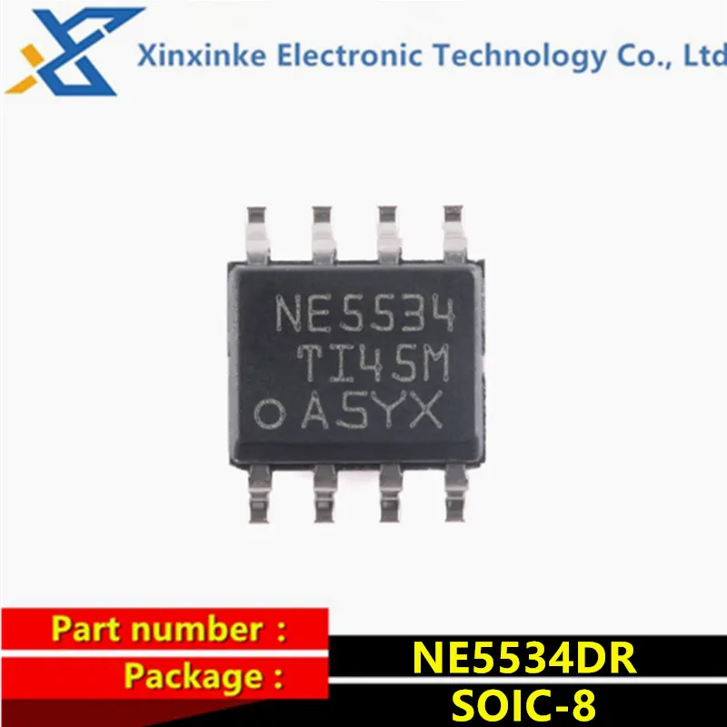 

10PCS NE5534DR NE5534 SOIC-8 Operational Amplifiers - Op Amps Lo-Noise Hi-Sp Audio Op Amp Amplifier ICs In Stock