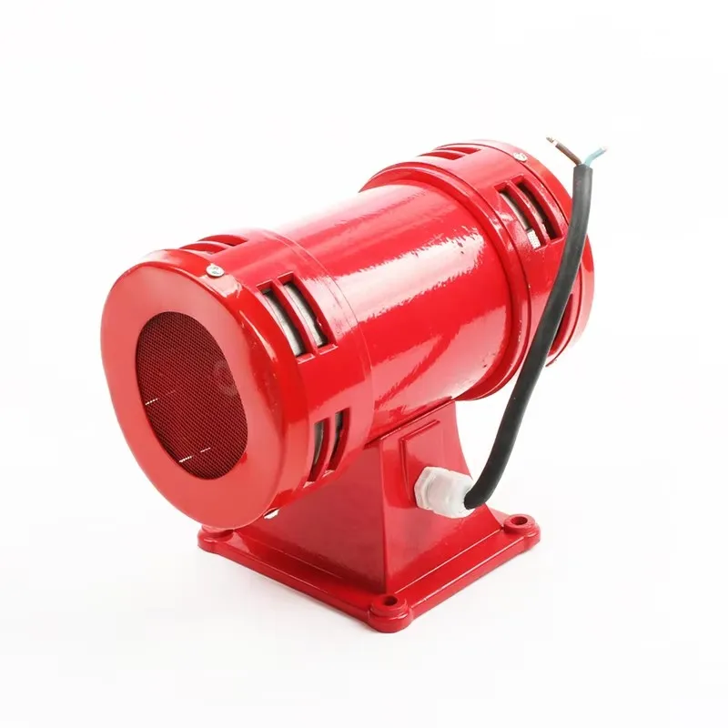 MS-490 AC 110V / 220V 120db Motor Driven Air Raid Siren Metal Horn Double Industry Boat Alarm view 2
