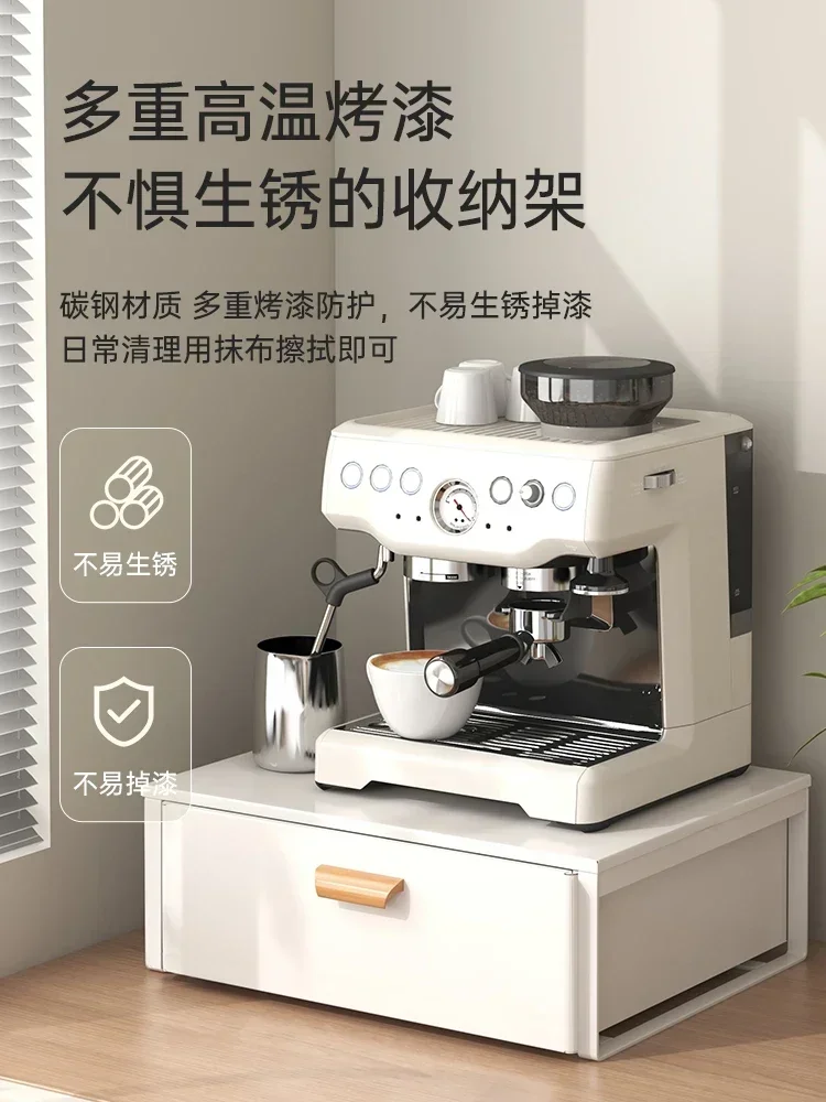 Hot sales Coffee machine storage rack company tea cabinet cup tea bag capsule water bar desktop storage rack storage rack