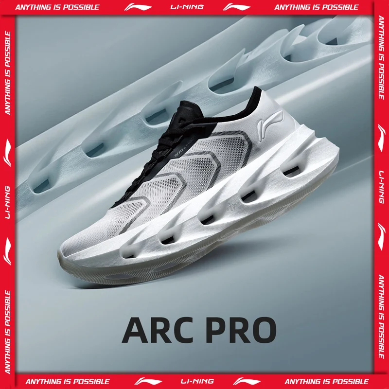 Мужские кроссовки Li-Ning ARC PRO с амортизацией BOOM, легкие защитные кроссовки LiNing с высоким отскоком ARHW025