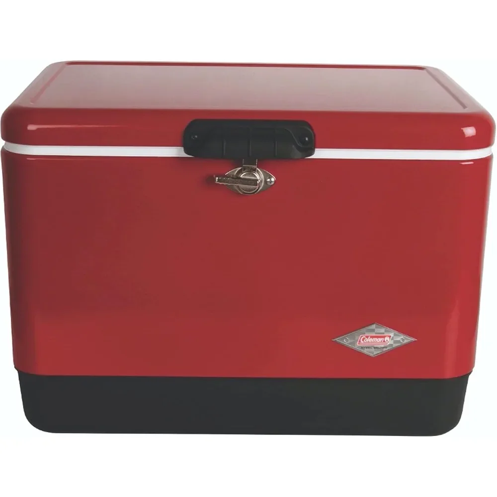 

Steel-Belted Cooler Keeps Ice Up to 4 Days | 54-Quart Cooler for Camping, BBQs, Tailgating & Outdoor Activities