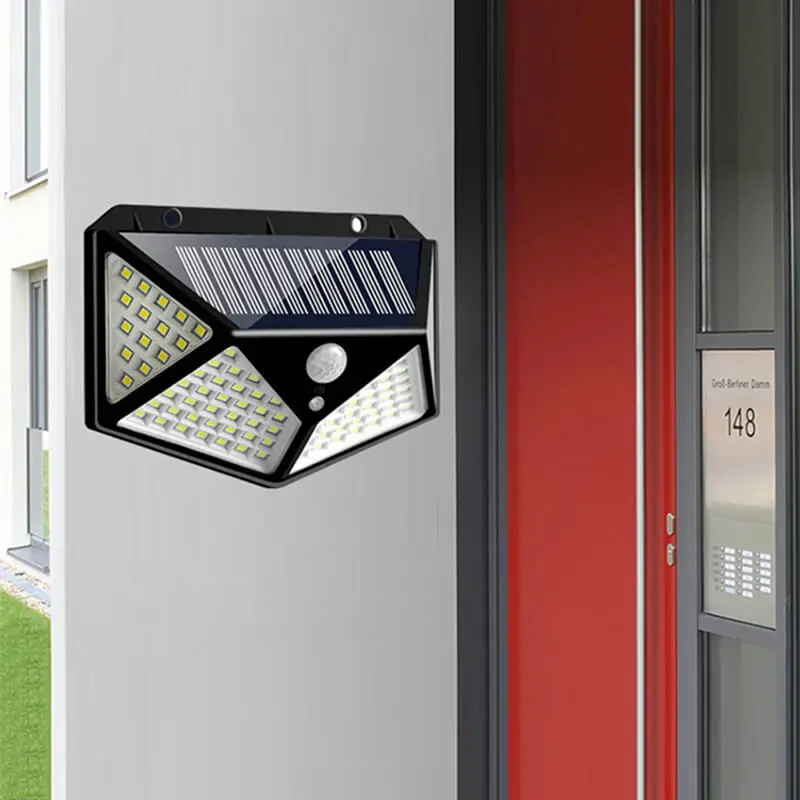 Zonne-Energie Buitenverlichting Wandlampen Buiten Zonne-Energie Lamp Pir Bewegingssensor Zonne-Energie Straatlantaarn Voor Tuindecoratie