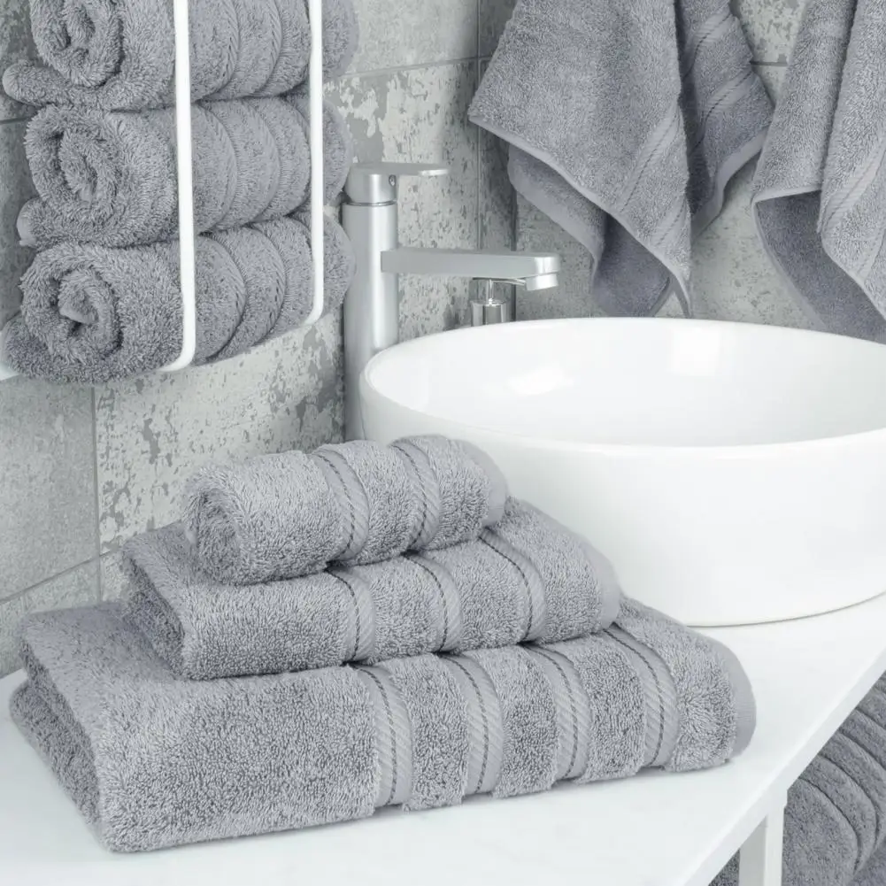 Hand Towel Luxurious 6-piece Towel Set for Home Hotel Use Highly Absorbent Cotton Bath Hand Washcloth Bundle Anti-shrinkage