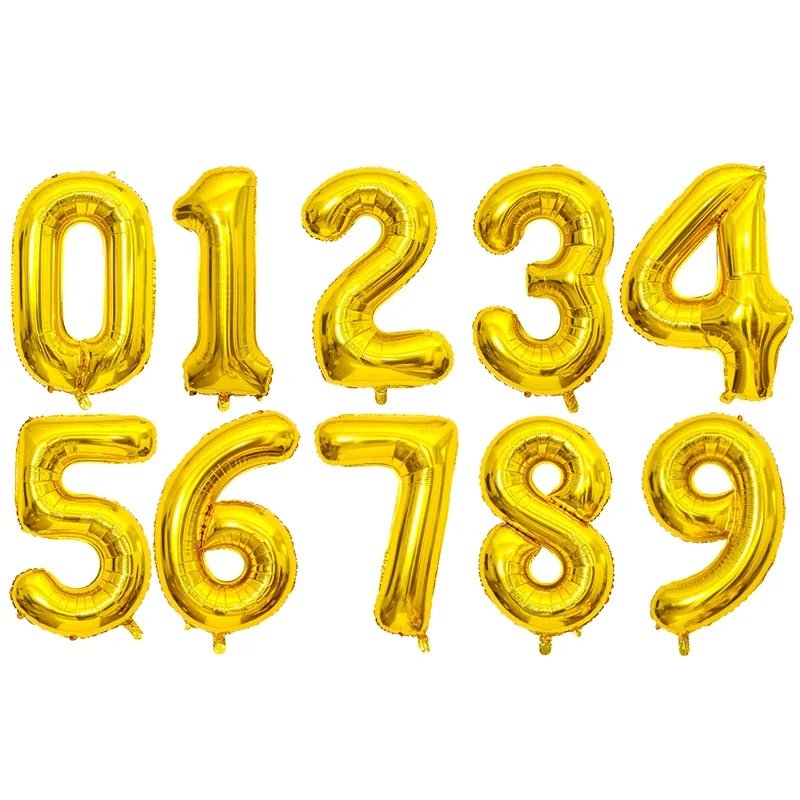 2 Stück 40 Zoll Zahlenfigur Folienballon16 18 20 21 25 30 35 40 Jahre Erwachsene alte Geburtstagsfeier Jahrestag Dekoration Luftballon – Detail 19