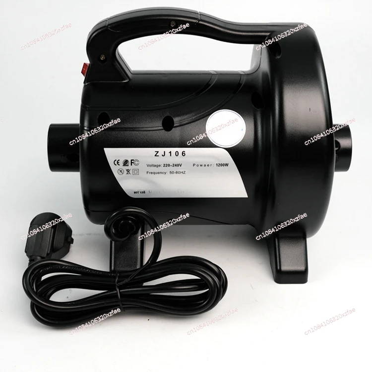 1900W inflatable tent fan 220V AC marine high pressure air pump, high power compression bag suction pump