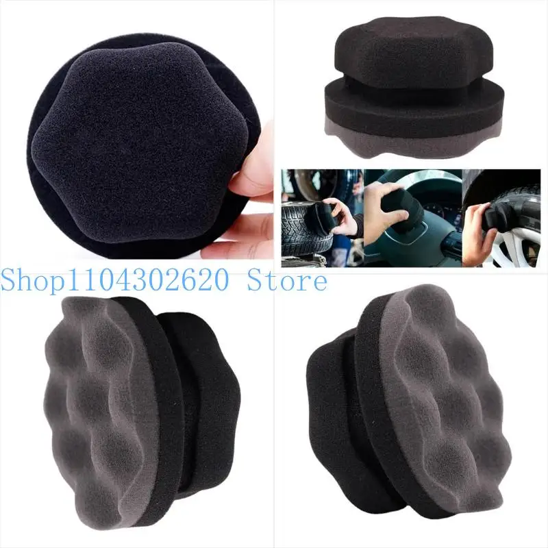 

02DE Reusable Sponge Automotive Tire Polishing Sponge for Effective Tire Cleaning