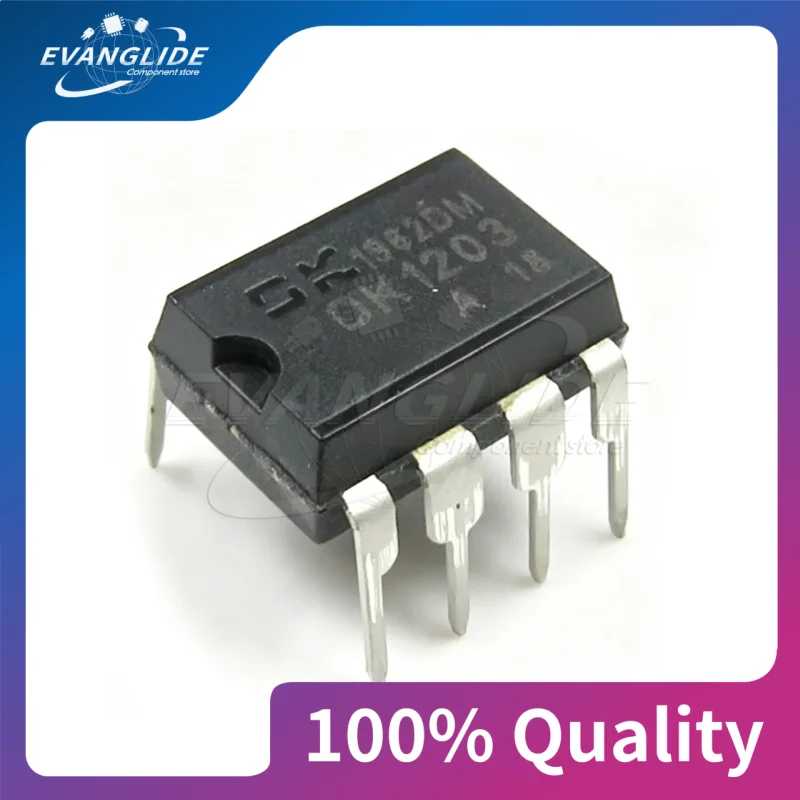 10 PCS/LOT DK1203 DIP8 Low-power Offline Switching Power Supply Control Chip