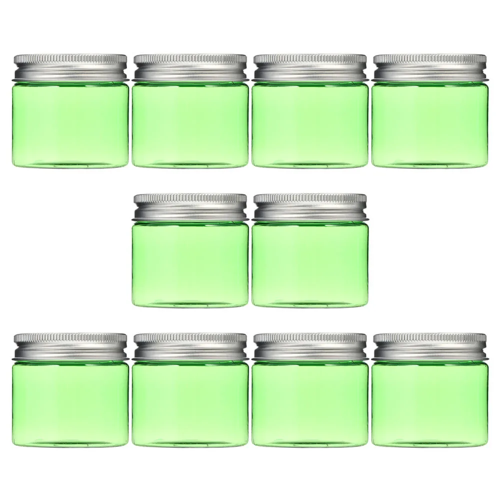

10pcs 50G Plastic Creams Containers Empty Storage Pots Durable Portable Travel Camping Shampoo Conditioner Lotion